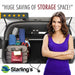 Starling's Car Trunk Organizer - Durable Storage SUV Cargo Organizer Adjustable, Bordeaux [List Price $79.99] [Sale Price $39.97]