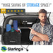 Starling's Car Trunk Organizer - Durable Storage SUV Cargo Organizer Adjustable , Black [List Price $79.99] [Sale Price $39.97]