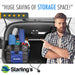 Starling's Car Trunk Organizer - Durable Storage SUV Cargo Organizer Adjustable, Blue [List Price $79.99] [Sale Price $39.97]
