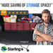 Starling's Car Trunk Organizer - Durable Storage SUV Cargo Organizer Adjustable, Bordeaux 3 Compartments[List Price $85.97]