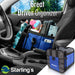 Starling's Car Trunk Organizer - Durable Storage SUV Cargo Organizer Adjustable, Blue  2 Compartments[List Price $69.95] [Sale Price $35.97]