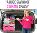 Starling's Car Trunk Organizer Super Strong Adjustable Compartments, Pink [List Price $59.79] [Sale Price $29.97]