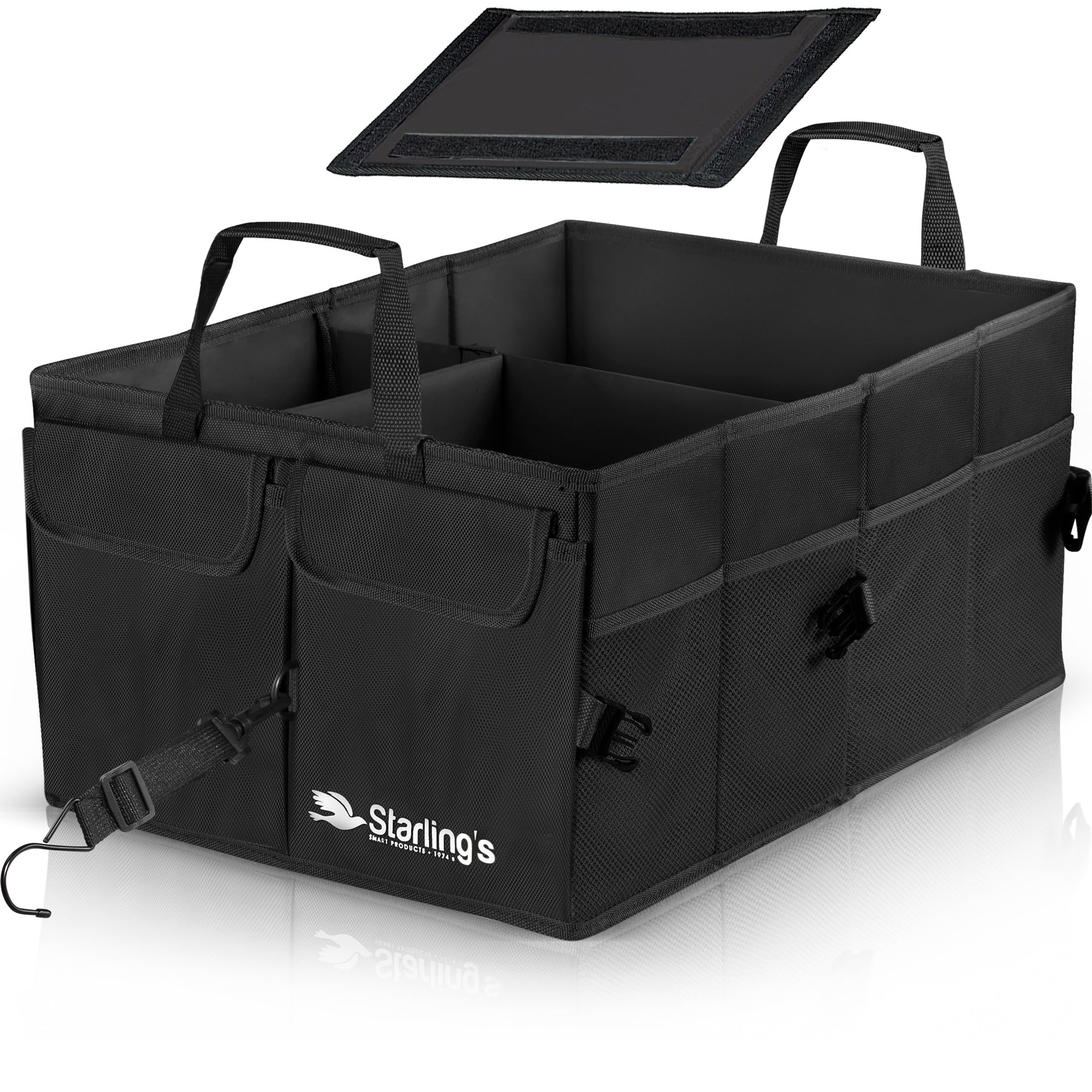 Starling's Car Trunk Organizer - Super Strong, Foldable Storage Cargo